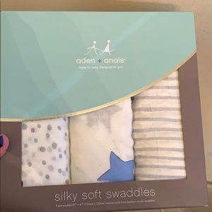 Aden + Anais Soft Swaddles 3-po Elephant Star Sky
